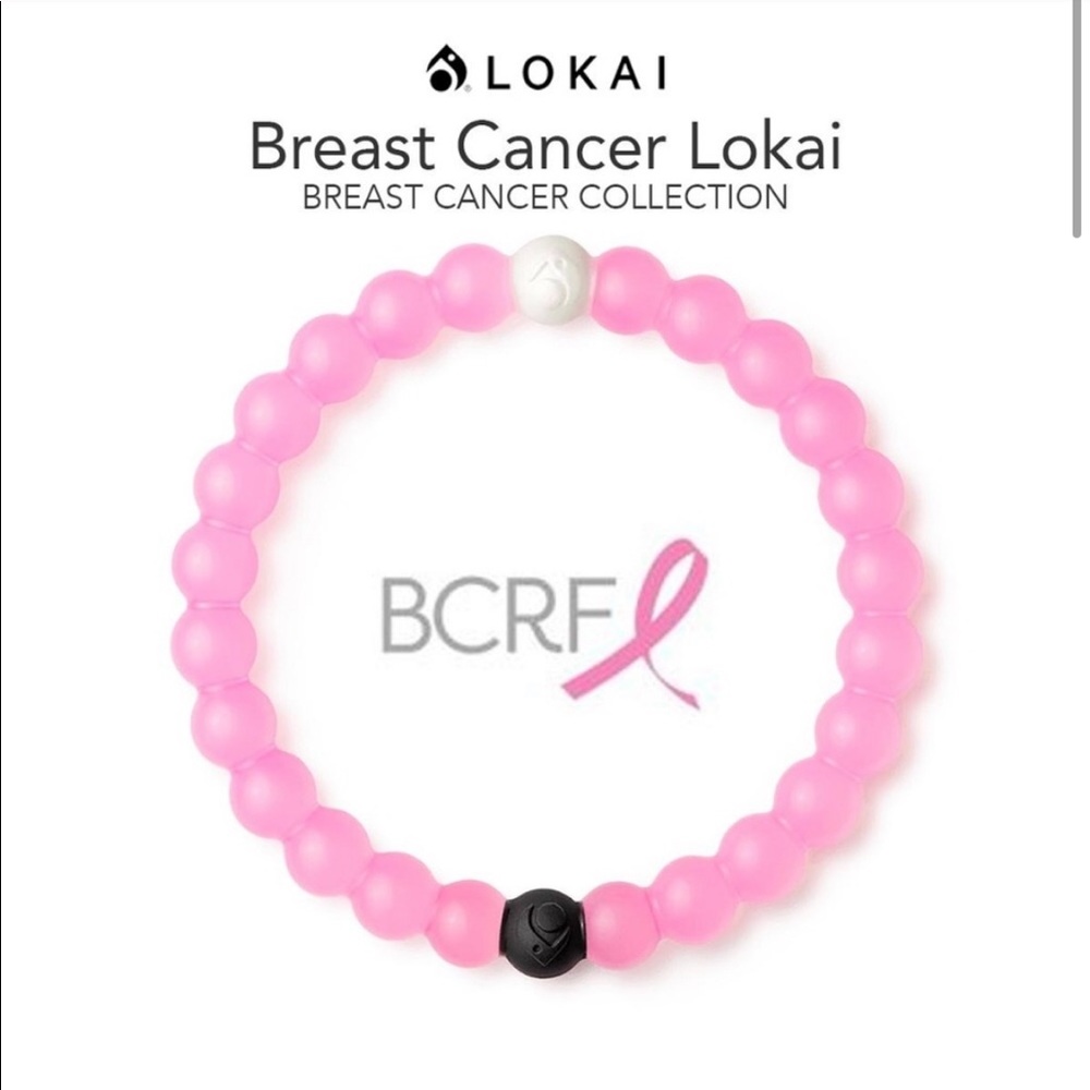 Light Pink Lokai Bracelet for Breast Cancer Size S